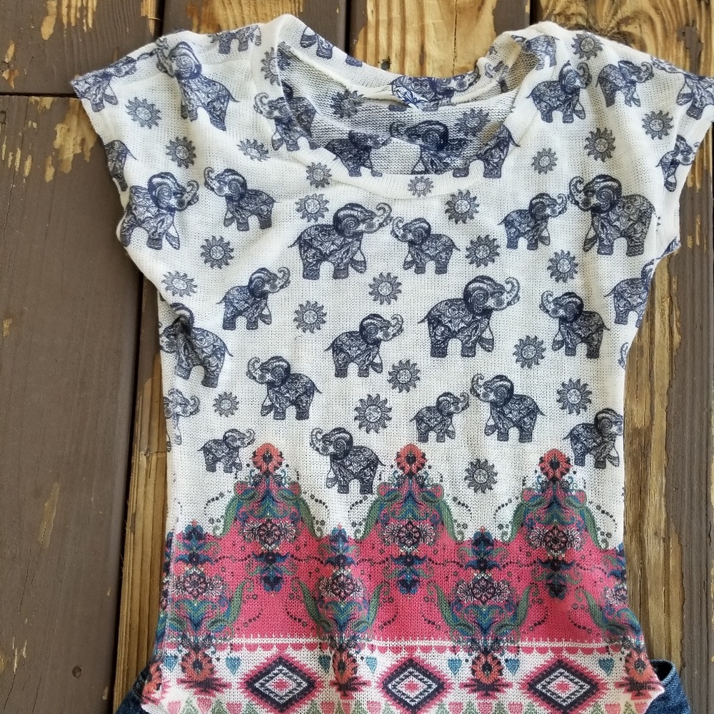 Gaze boho chic top